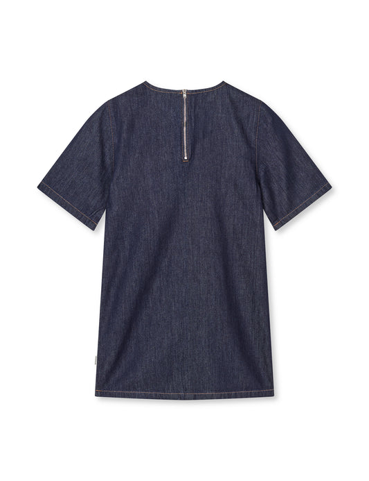 Cosy Denim Dolly Dress, Rinse