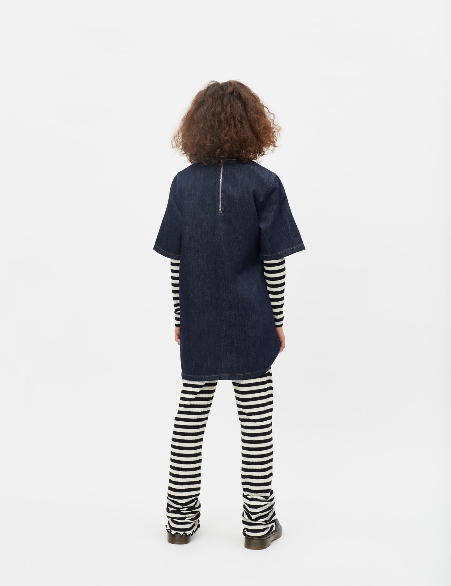 Cosy Denim Dolly Dress, Rinse