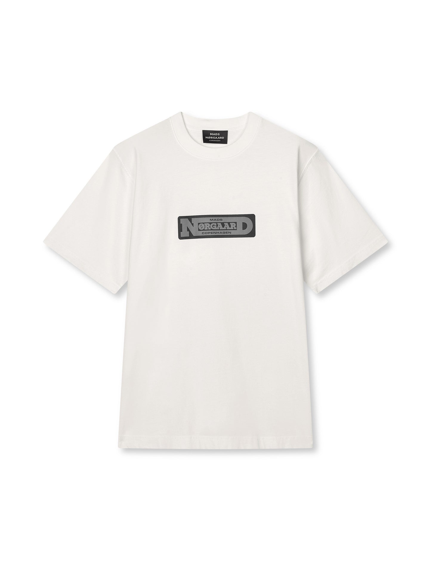 Cotton Jersey Print Frode Tee, White