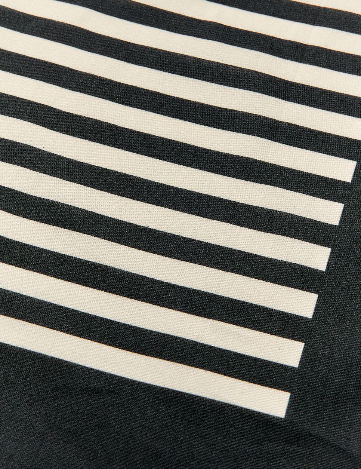 Soft Cotton Scarf, Stripe AOP/Black