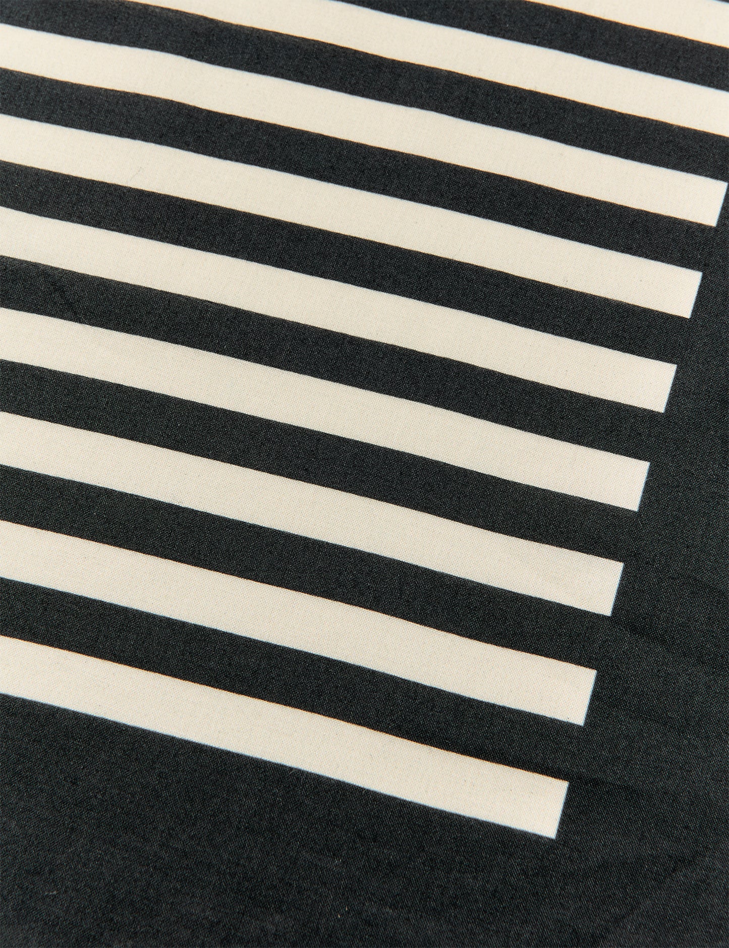 Soft Cotton Scarf Big, Stripe AOP/Black