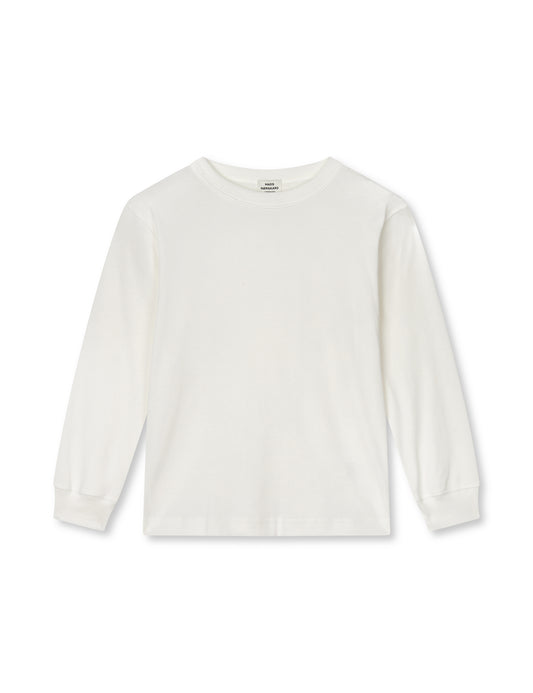 Klassik Rib Elliot LS Tee, White