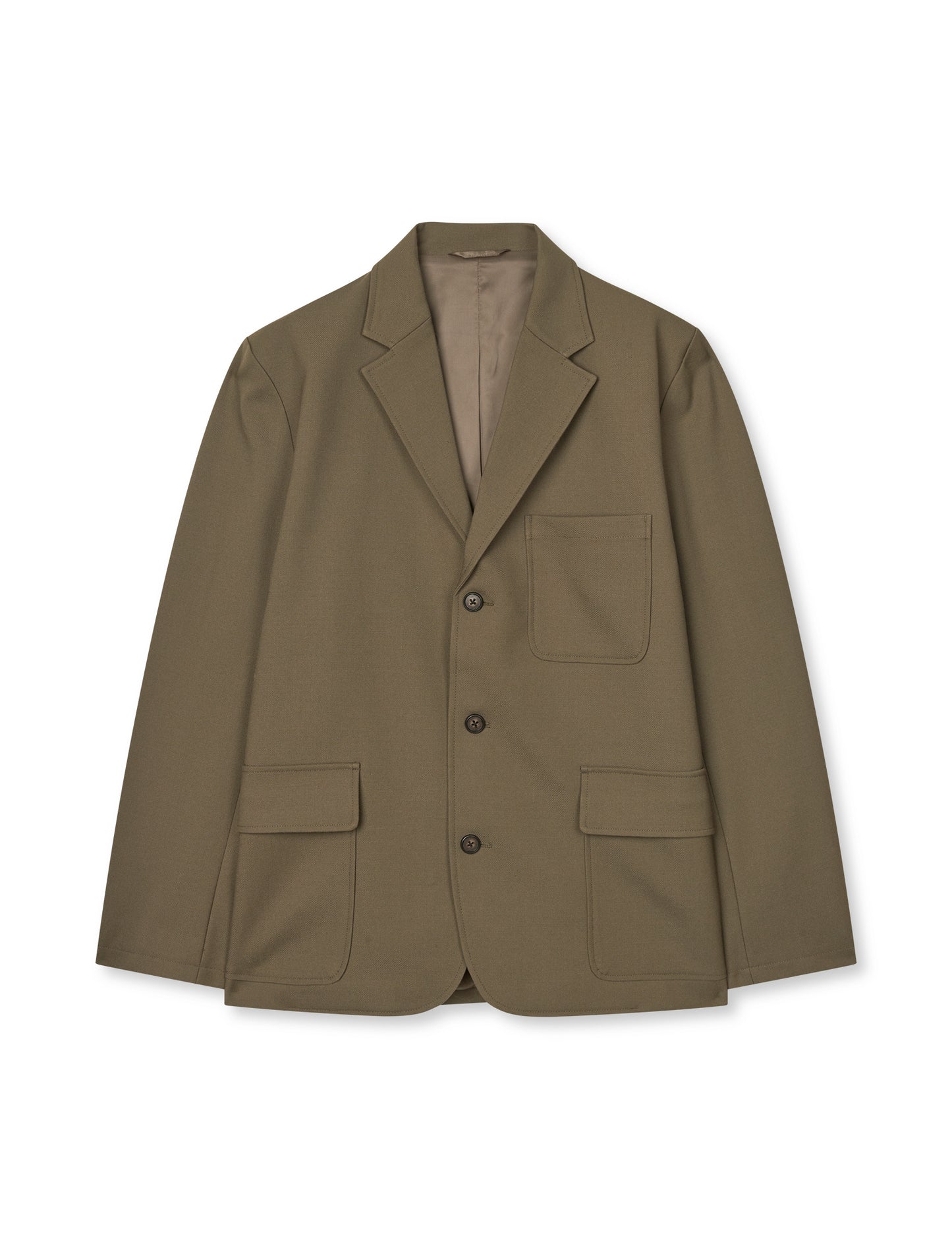 Super Twill Louis Blazer Jacket, Tarmac