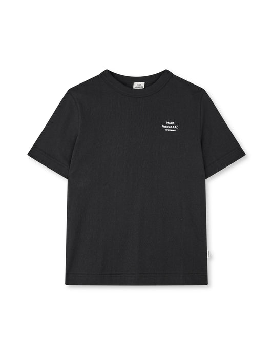 Cotton Jersey Theo Tee, Black