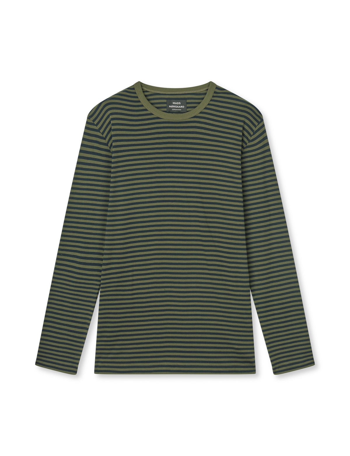 Duo Rib Tobias Tee LS, Sky Captain/Tarmac