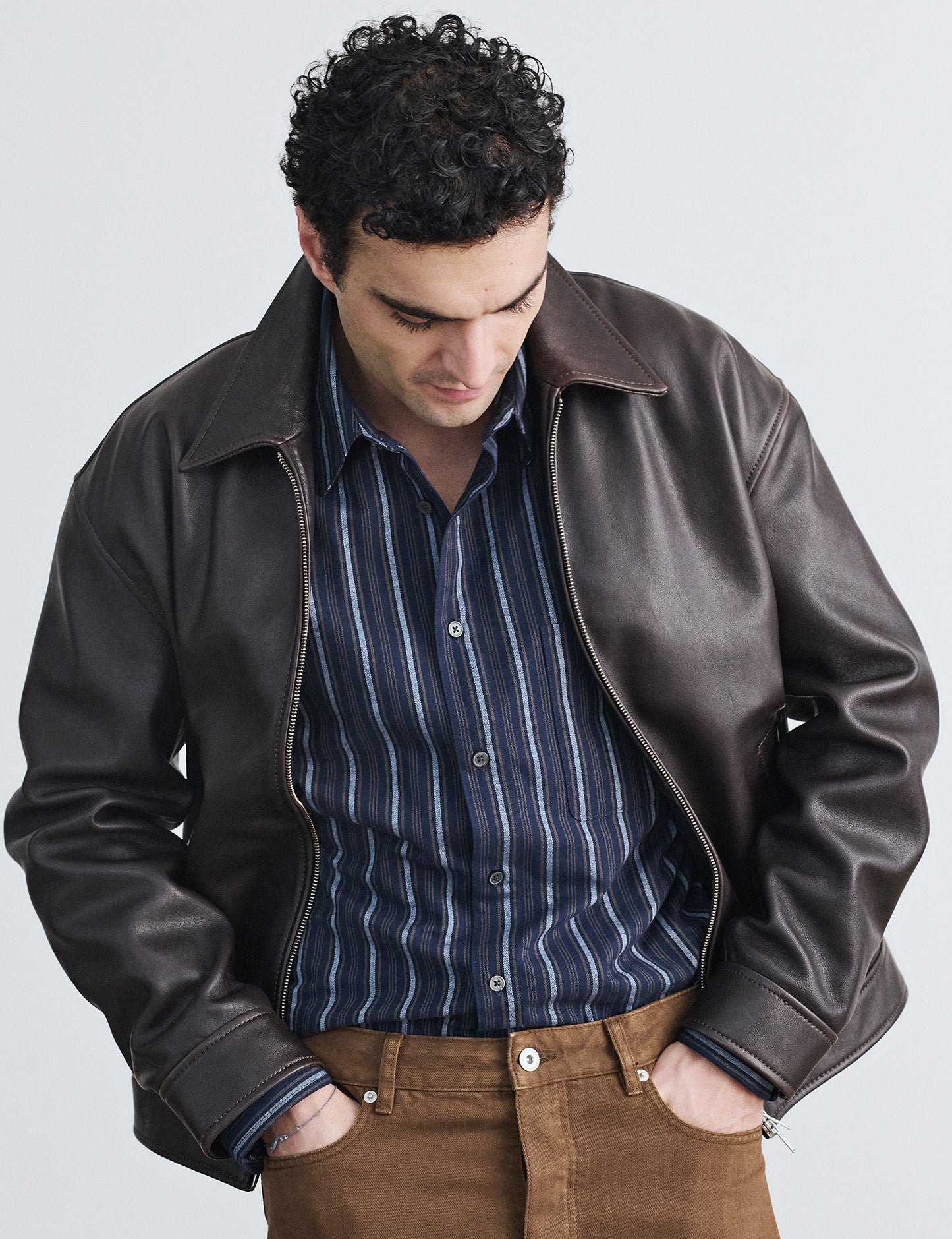 Rider Leather Norton Jacket, Brown