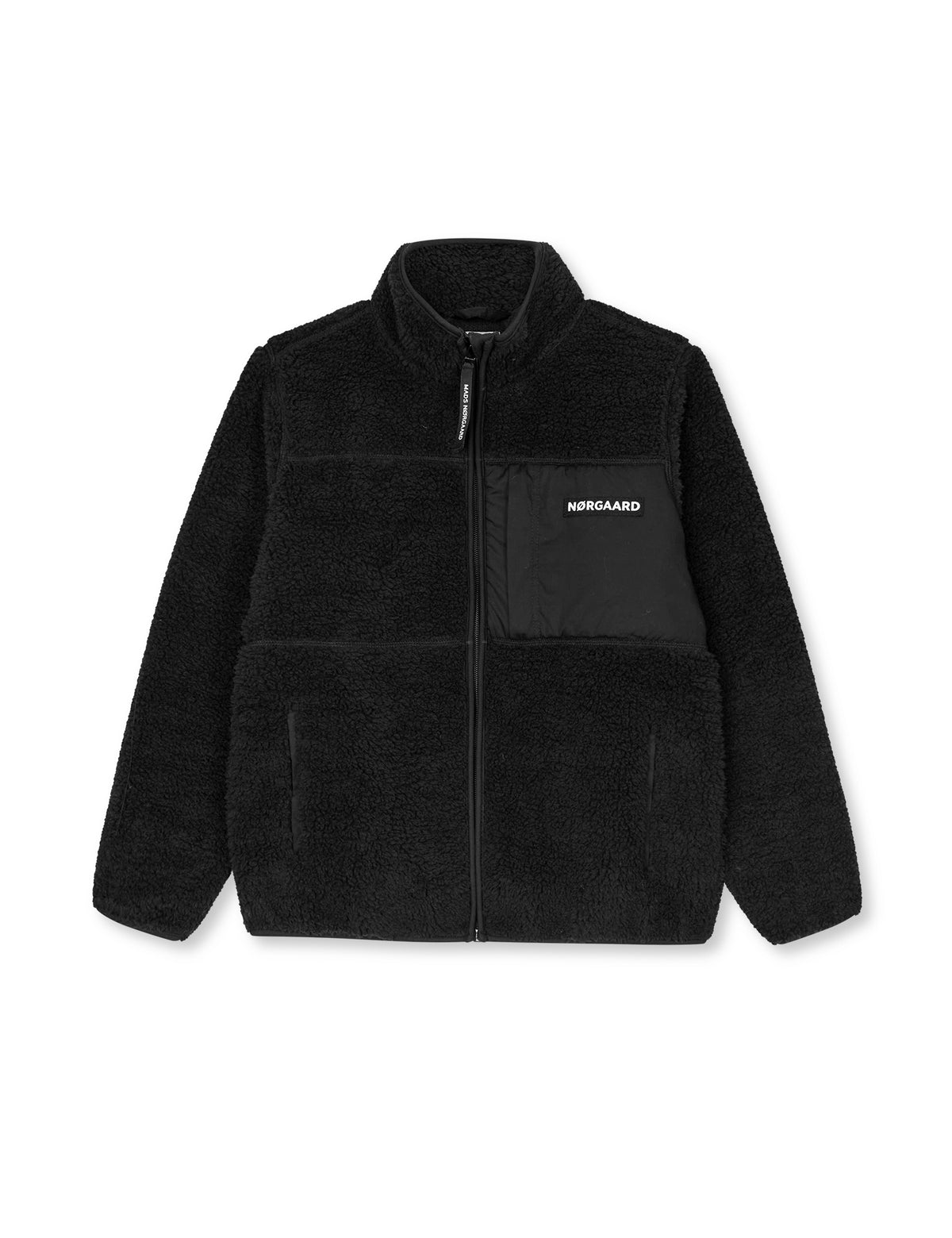Teddy Fleece  Jeffo Jacket, Jet Black
