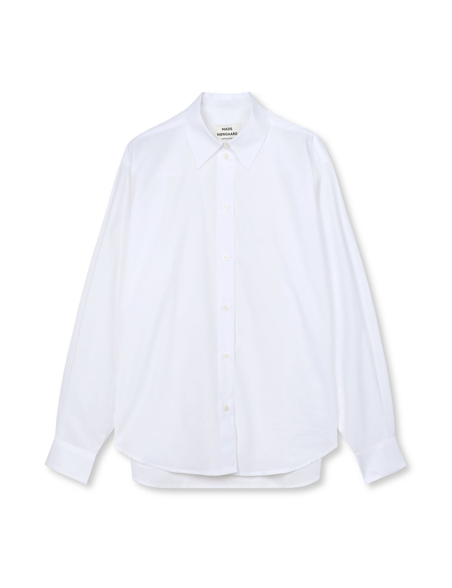 Carlo Poplin Crelly Shirt, Snow White