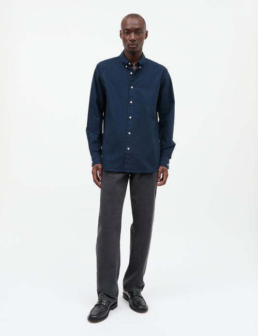 Washed Oxford Sune Shirt, Sky Captain
