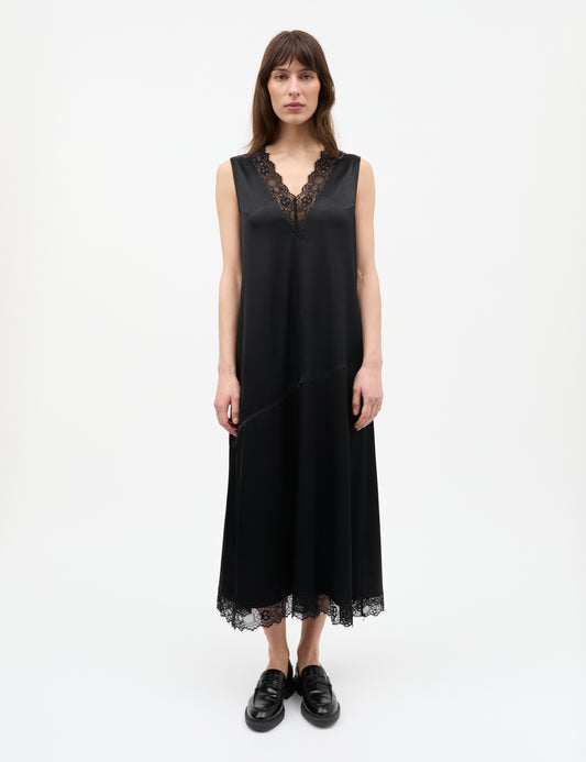 Viscosa Rie Dress, Black