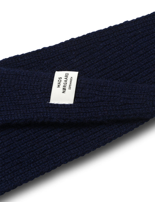 One Wool Frika Hooded Scarf, Sky Captain