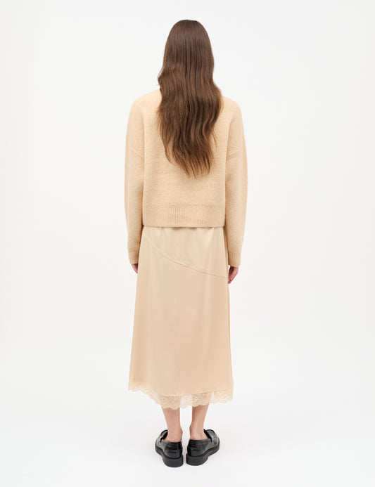 Alpaca Wool Esther Knit, Wheat