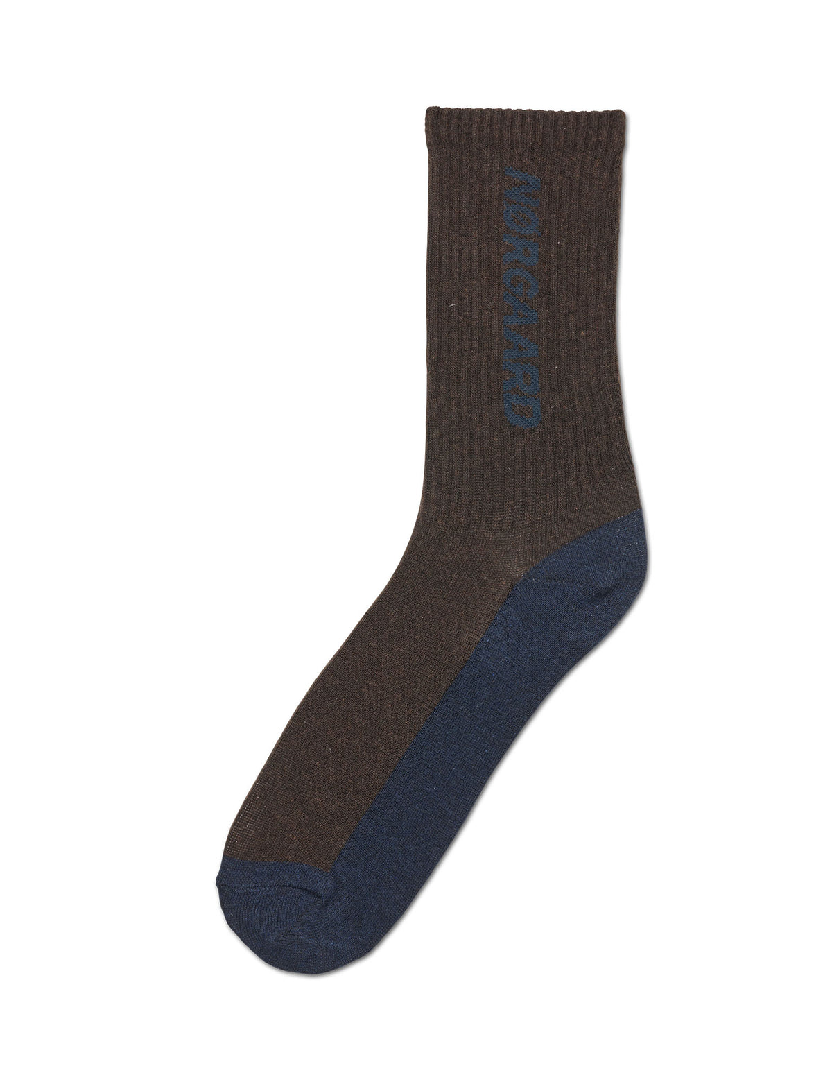 Logo Stepper Single Sock, Turkish Coffee