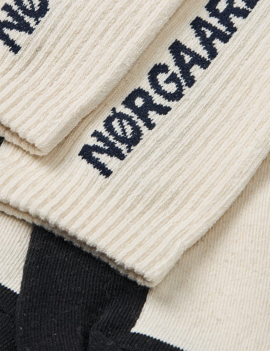 Logo Stepper Single Sock, Vanilla Ice