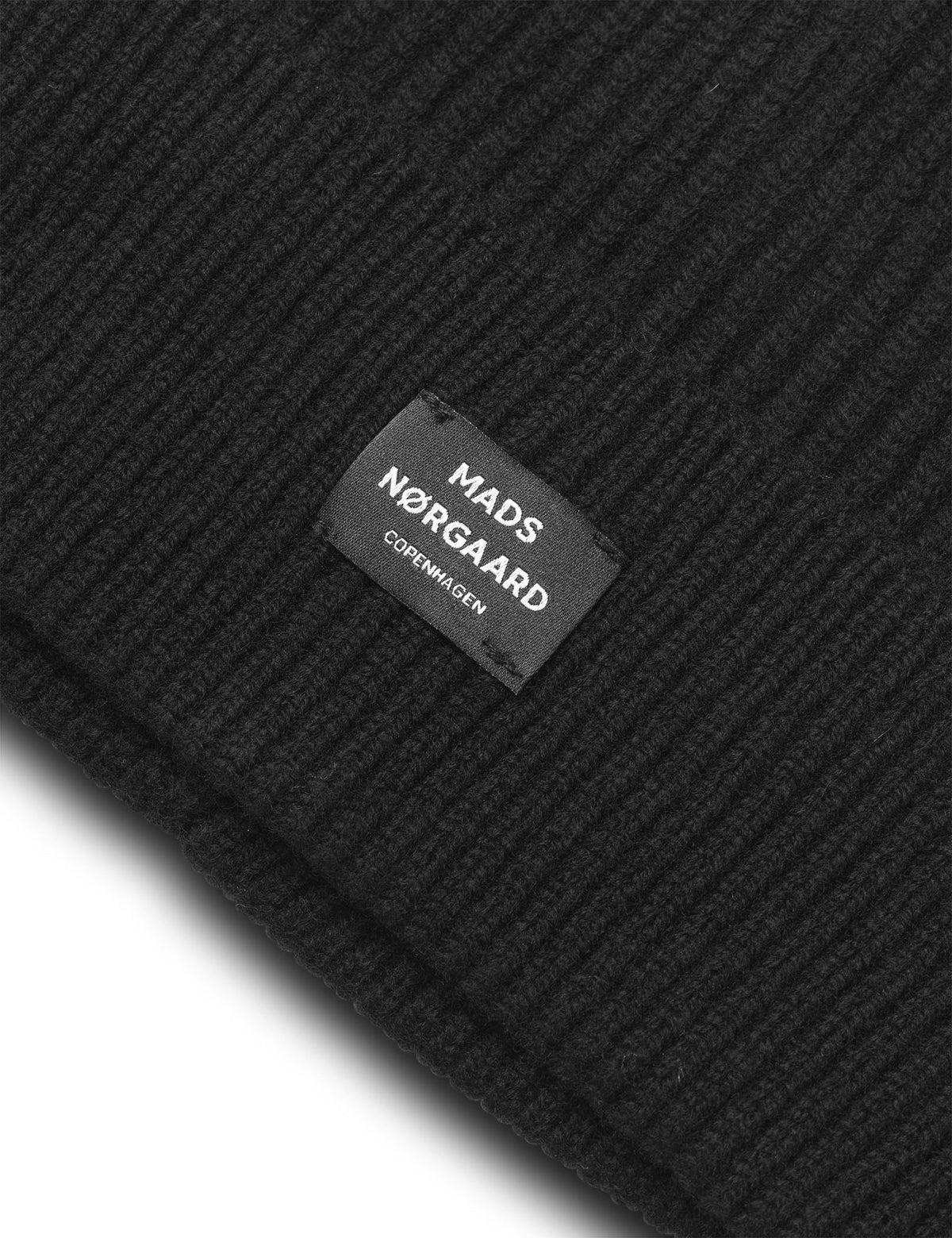 One Wool Bran Beanie, Black