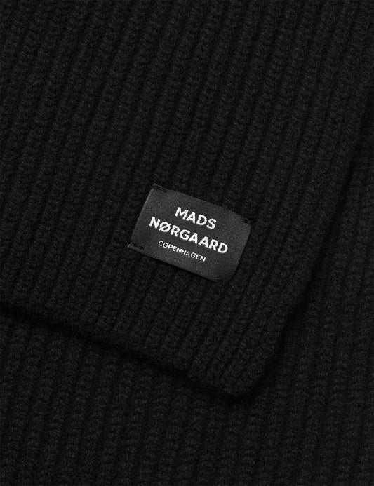 One Wool Basil Scarf, Black