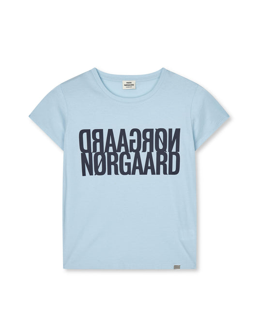 Single Cotton Tuvina Tee, Cerulean