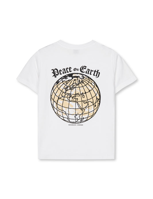 Printed Tee Thorlino Peace Tee, White