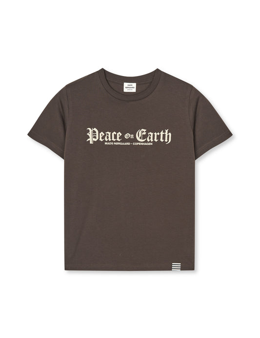 Printed Tee Thorlino Peace Tee, Turkish Coffee
