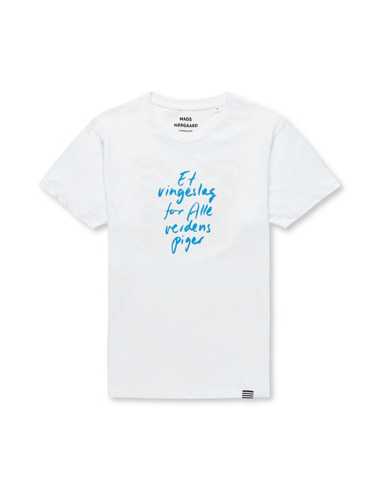 Fine Jersey Oh Land Tee, White