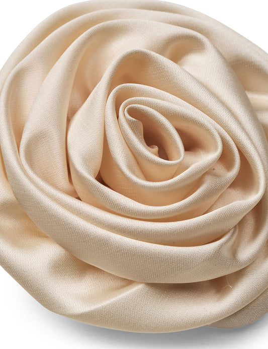 MN Rose Brooch, Ecru