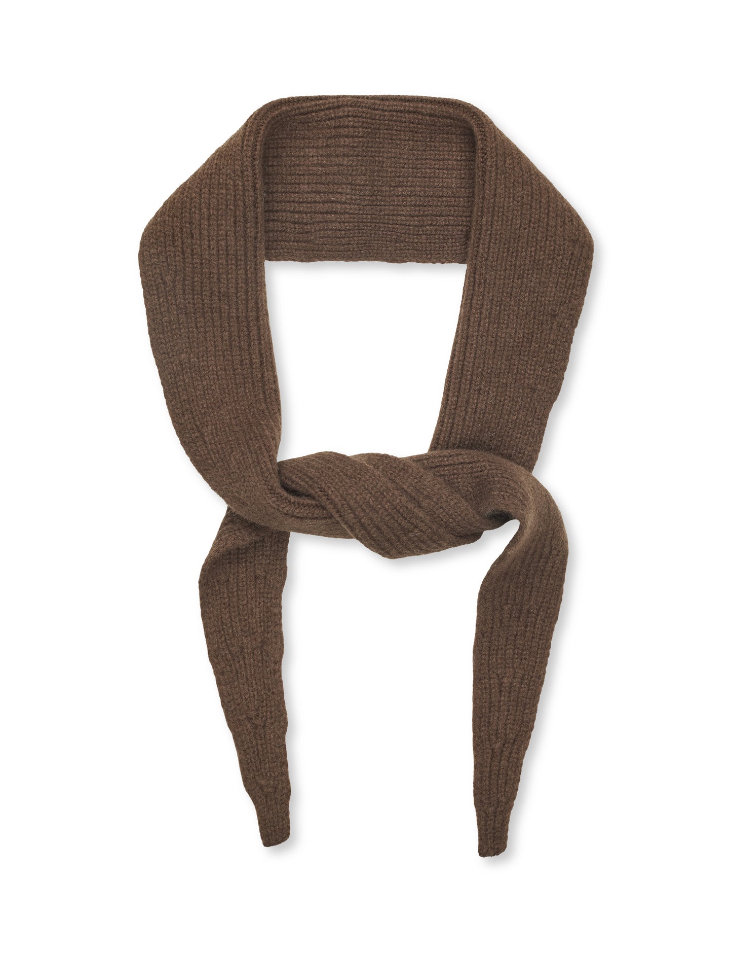 One Wool Momo scarf, Demitasse
