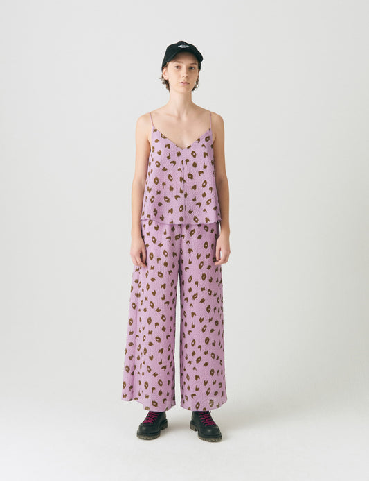 Bumpy Flower Penzlin Pants,  Brushed Dot AOP Lavendula